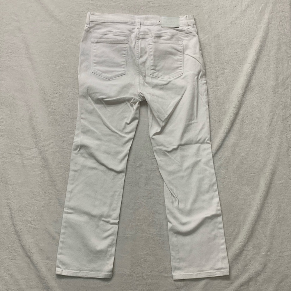 LAUREN JEANS CO. RALPH LAUREN petite WHITE classic Straight size 14p